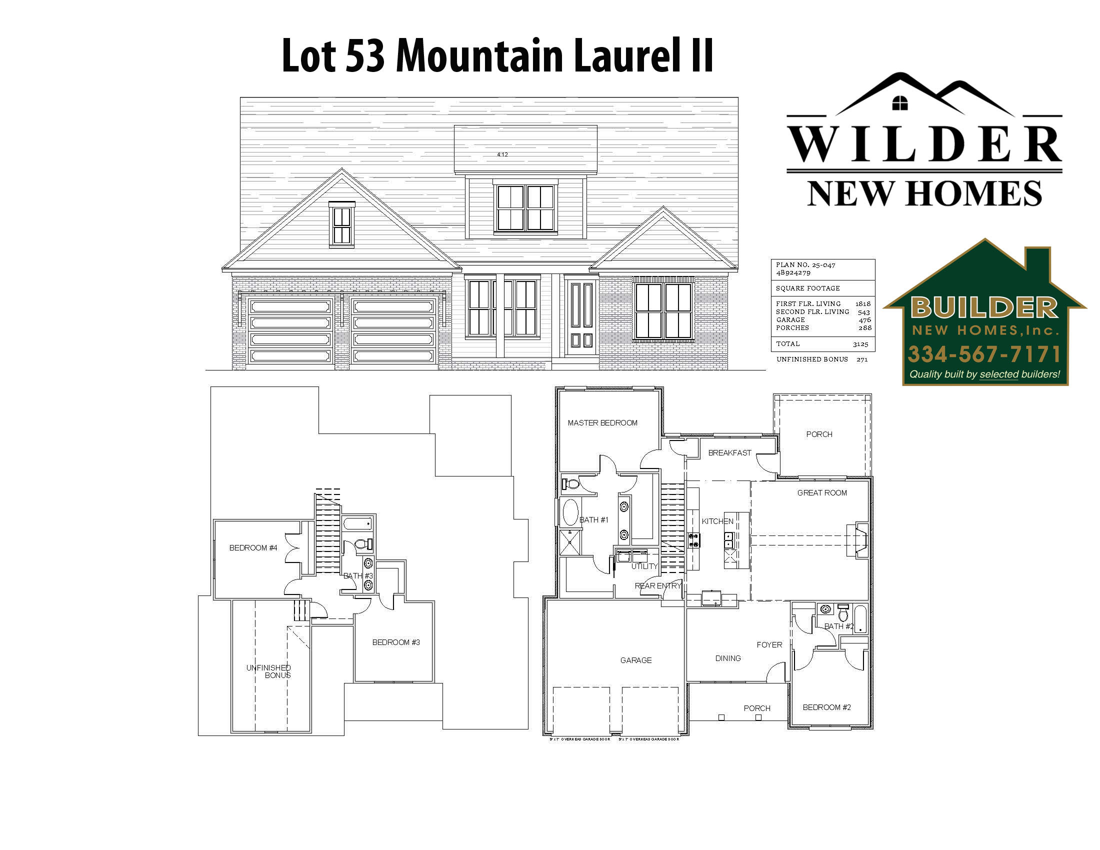 PLANS BUILT OR UNDER CONSTRUCTION